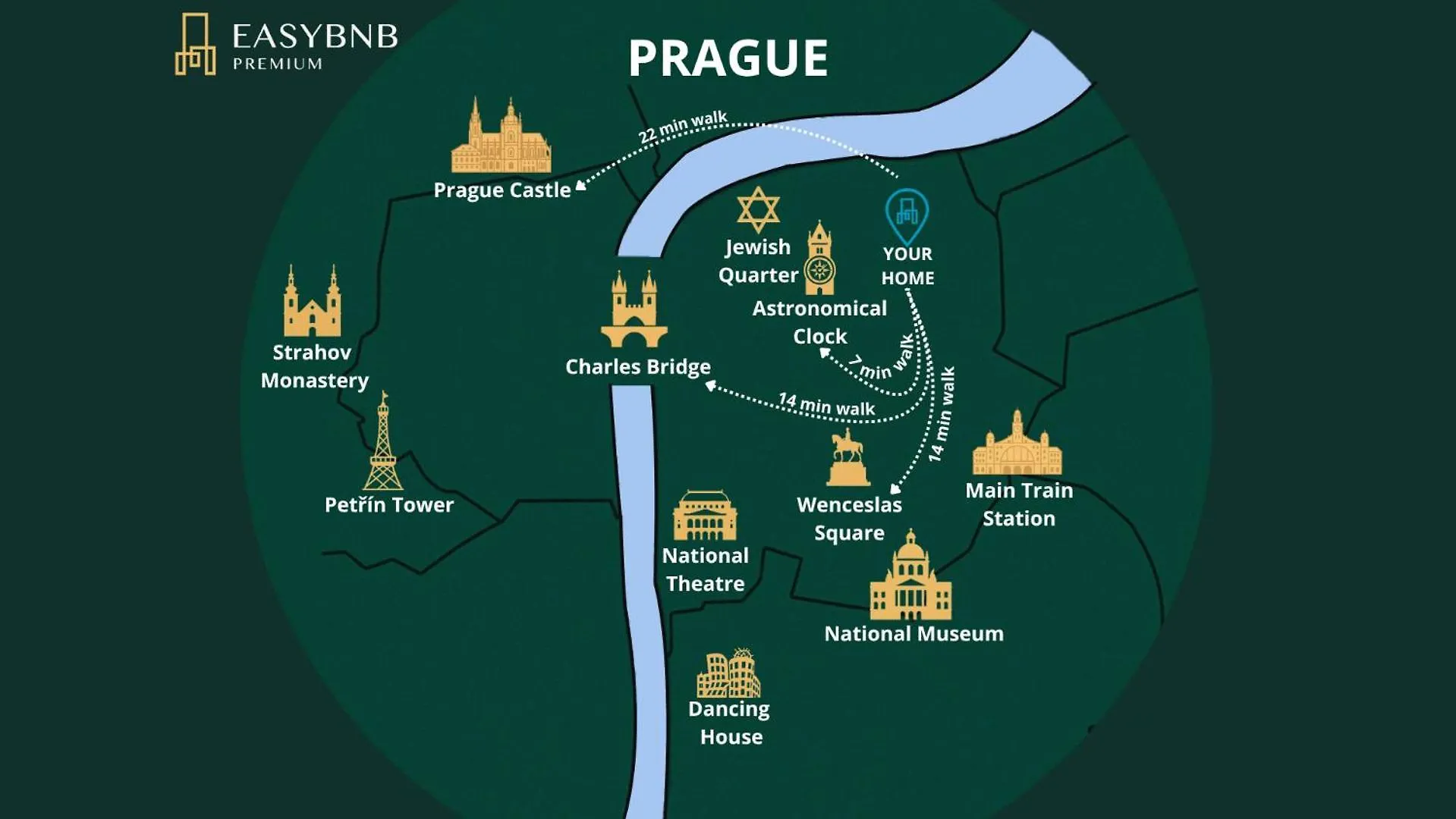 Kip Old Town Modern Apartment With Free Parking & Ac Prag